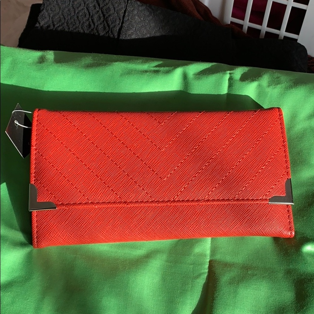 Red wallet/purse/clutch